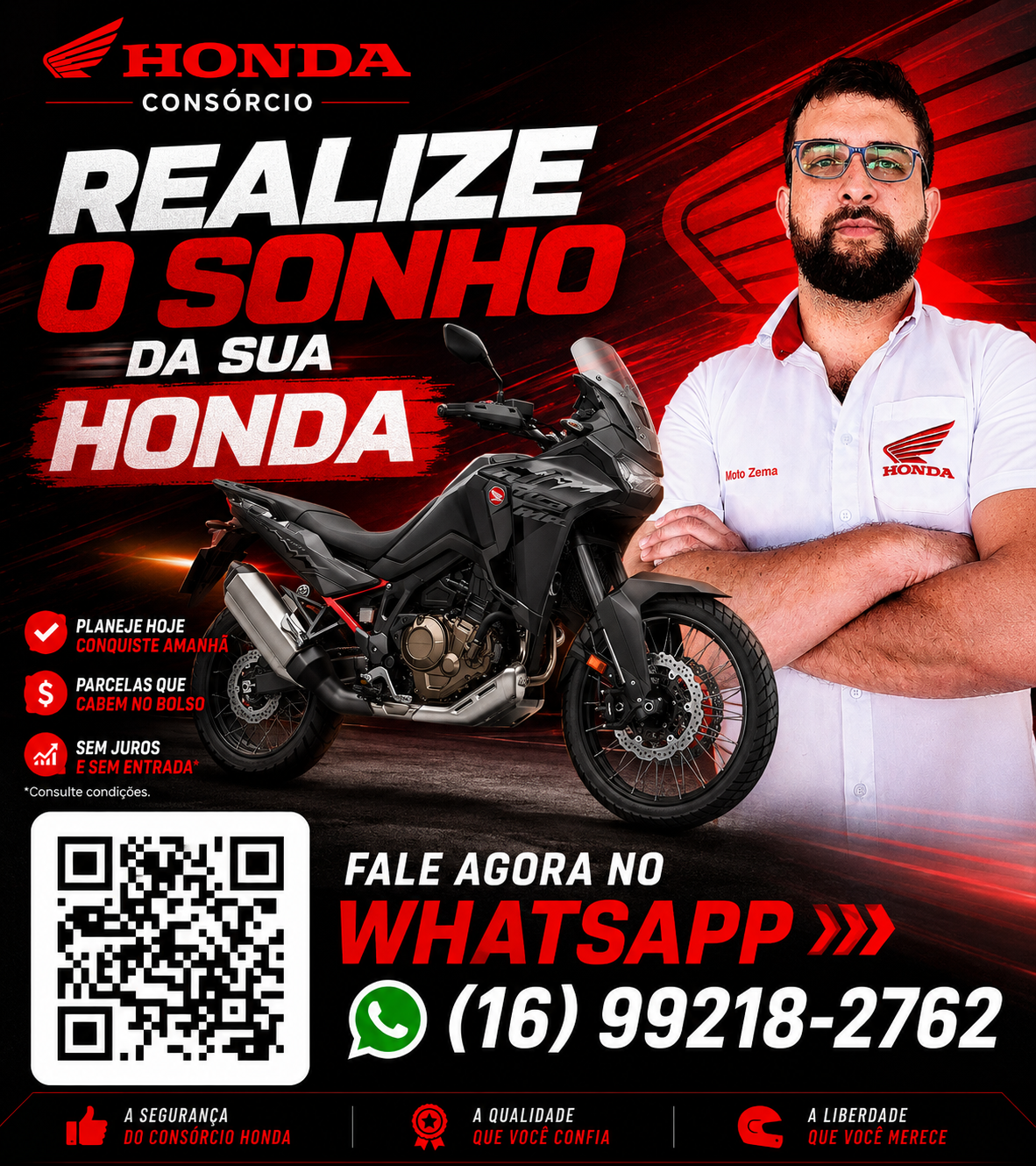 Grandao da Honda Lateral esquerda inferior